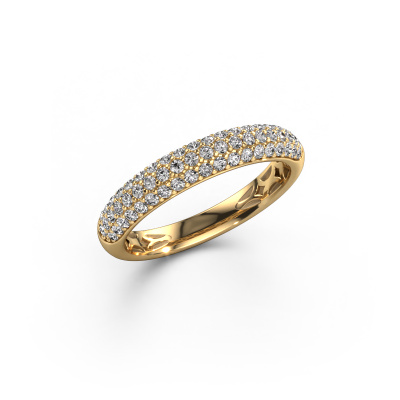 Ring Emely 2 585 white gold diamond 0.557 crt