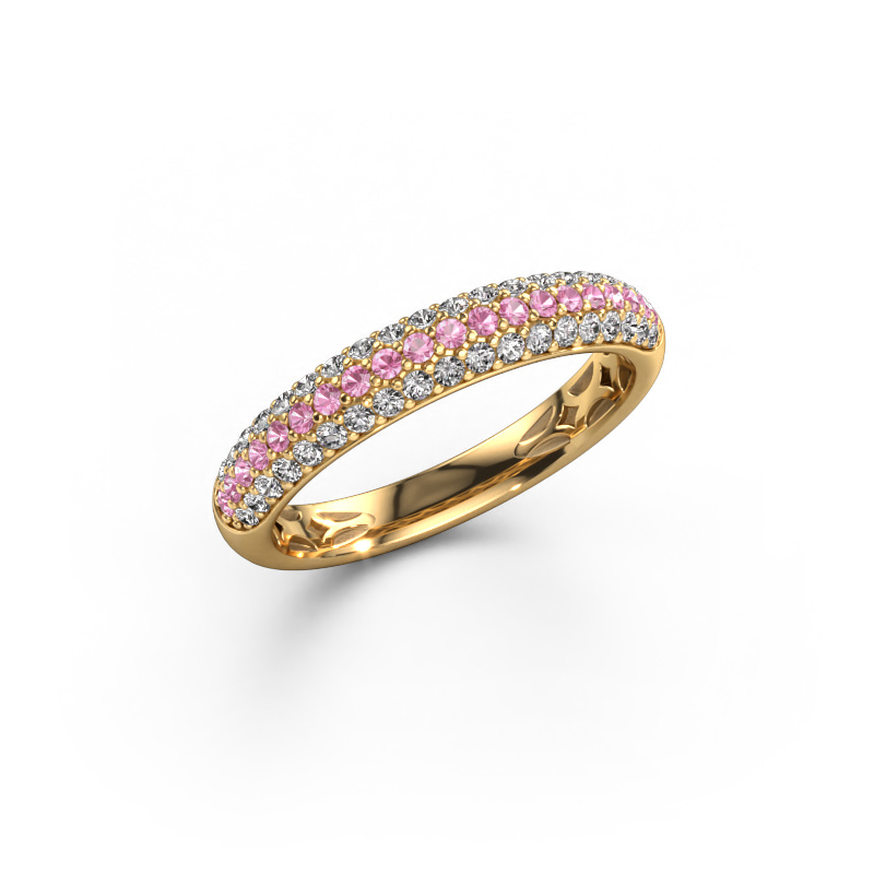 Bild von Ring Emely 2 585 Gold Pink Saphir 1.3 mm
