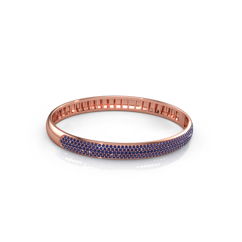 Bild av Armring Emely 7mm 585 roséguld Safir 1.2 mm