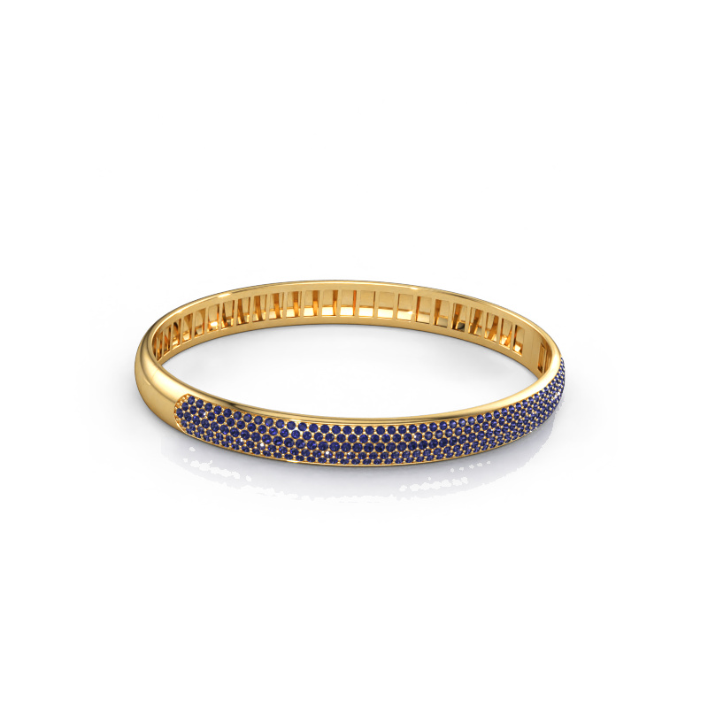 Bild av Armring Emely 7mm 585 gult guld Safir 1.2 mm