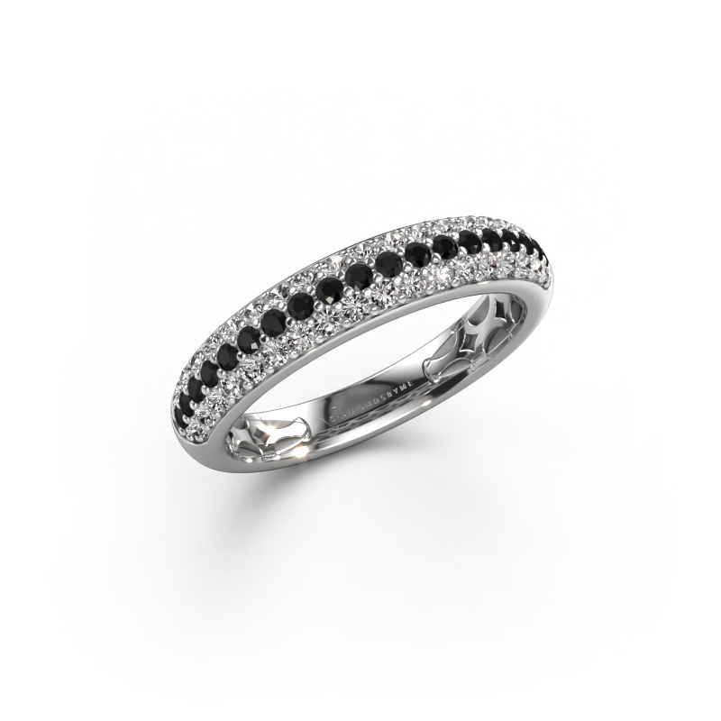 Image of Ring Emely 4 950 platinum Black diamond 0.672 crt