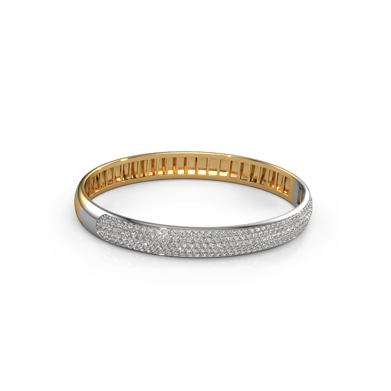 Bild von Armreif Emely 8mm 585 Gold Zirkonia 1.4 mm