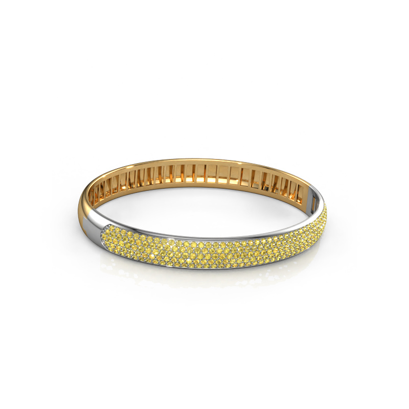 Bild von Armreif Emely 8mm 585 Gold Gelb Saphir 1.4 mm
