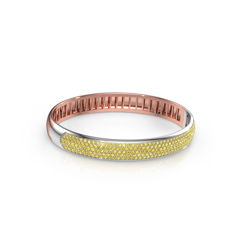 Bild von Armreif Emely 9mm 585 Roségold Gelb Saphir 1.4 mm