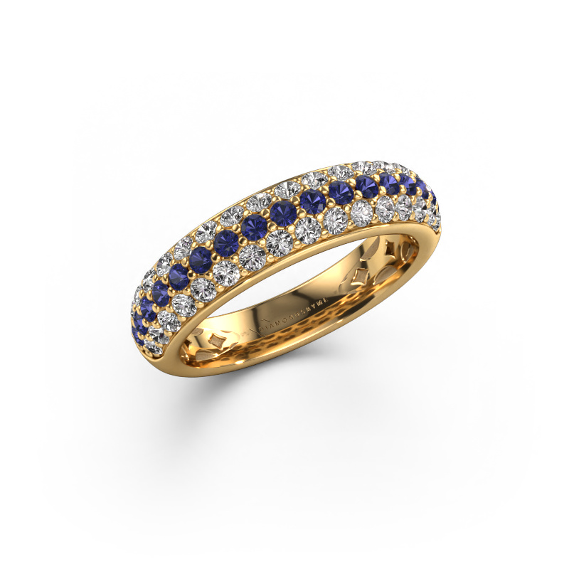 Image of Ring Emely 6 585 gold Sapphire 1.7 mm