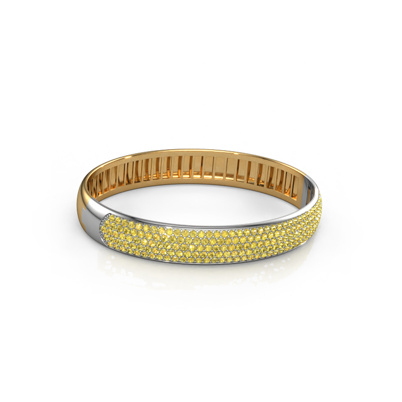 Bild von Armreif Emely 10mm 585 Gold Gelb Saphir 1.7 mm