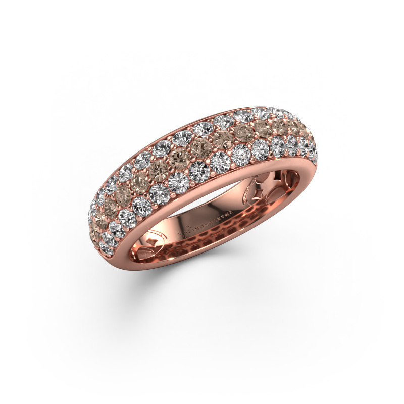 Image of Ring Emely 8 585 rose gold Brown diamond 1.316 crt