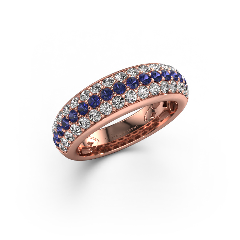 Bild von Ring Emely 8 585 Roségold Saphir 1.9 mm