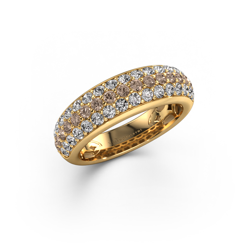 Image of Ring Emely 8 585 gold Brown diamond 1.316 crt