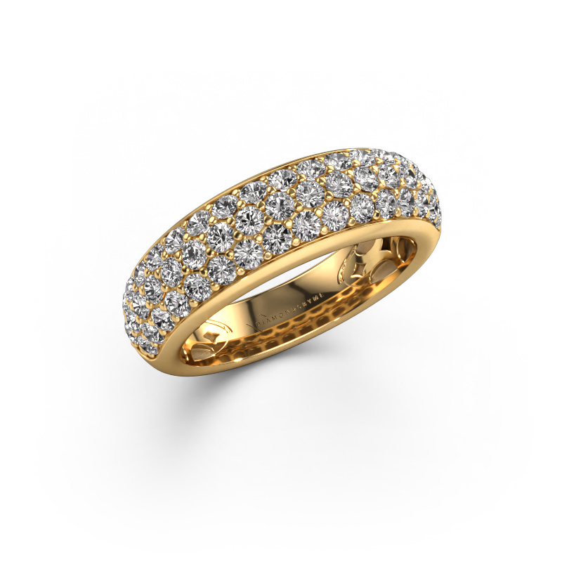 Image de Bague Emely 8 585 or jaune Diamant 1.316 crt