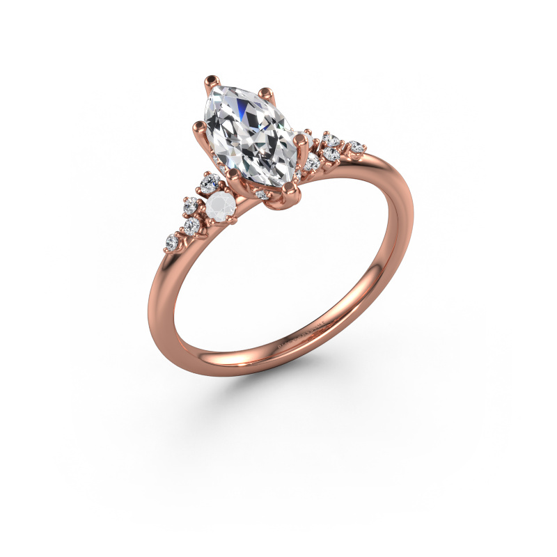 Image of Engagement ring Emma MRQ 585 rose gold Diamond 1.165 crt