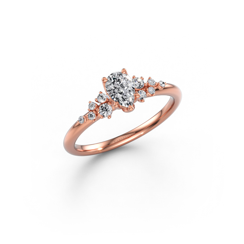 Image of Engagement ring Emma PER 585 rose gold Diamond 0.595 crt
