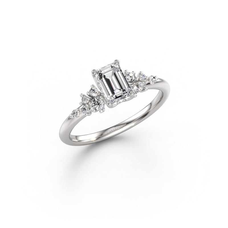 Immagine di Anello di fidanzamento Emma EME 950 platino Diamante 0.873 crt