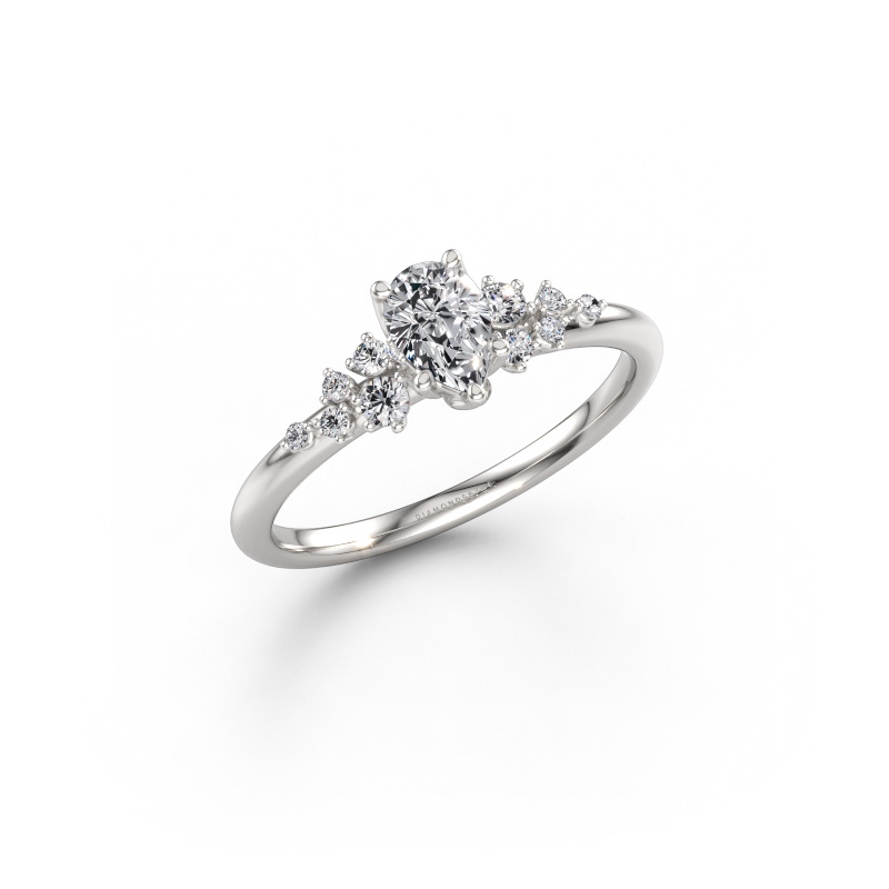 Bild von Verlobungsring Emma PER 585 Weißgold Lab-grown Diamant 0.595 crt