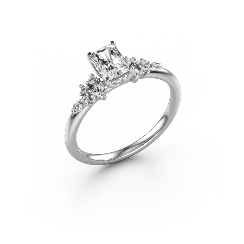 Image of Engagement ring Emma RAD 950 platinum Diamond 0.823 crt