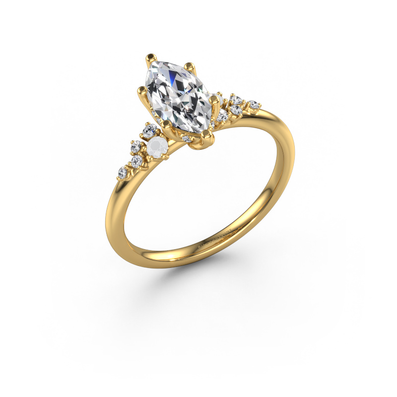Image of Engagement ring Emma MRQ 585 gold Lab-grown diamond 1.165 crt
