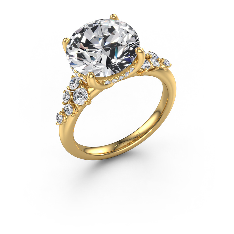 Image of Engagement ring Emma RND 585 gold Lab grown diamond 5.478 crt