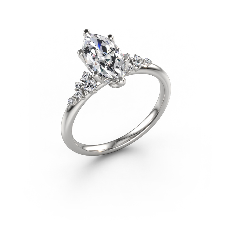 Image of Engagement ring Emma MRQ 950 platinum Diamond 1.415 crt