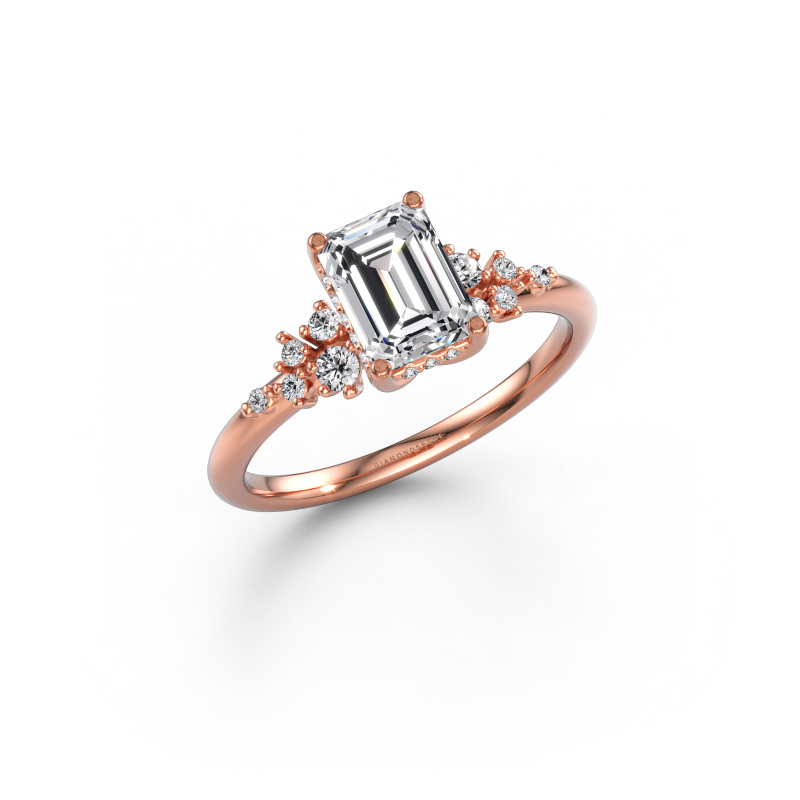 Immagine di Anello di fidanzamento Emma EME 585 oro rosa Diamante 1.347 crt