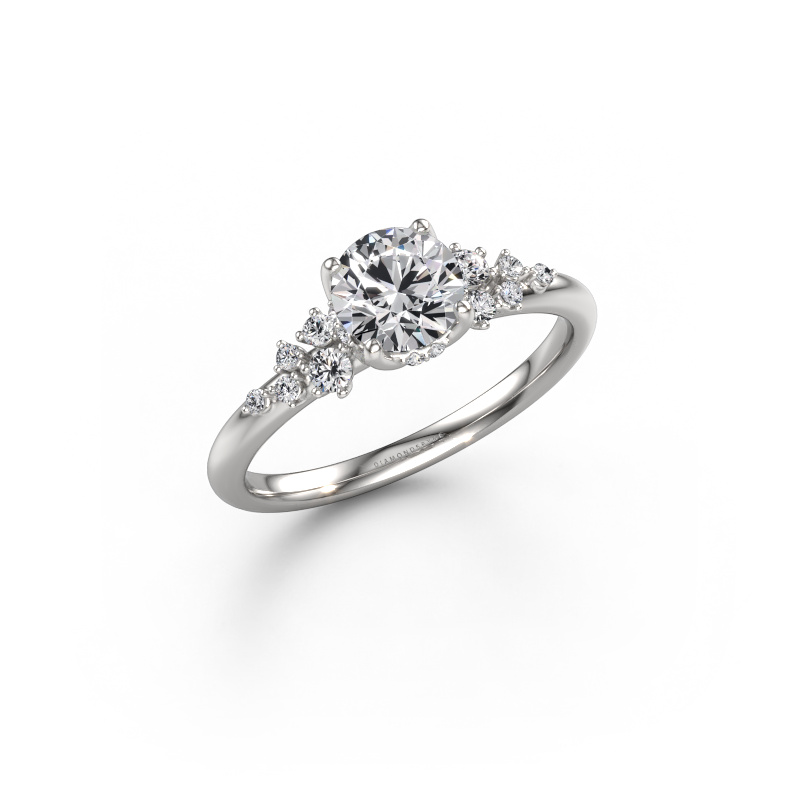 Image of Engagement ring Emma RND 585 white gold Diamond 0.865 crt