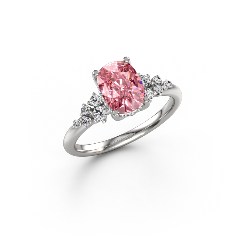 Bild von Verlobungsring Emma CSH 950 Platin Rosa Labordiamant 8x6 mm