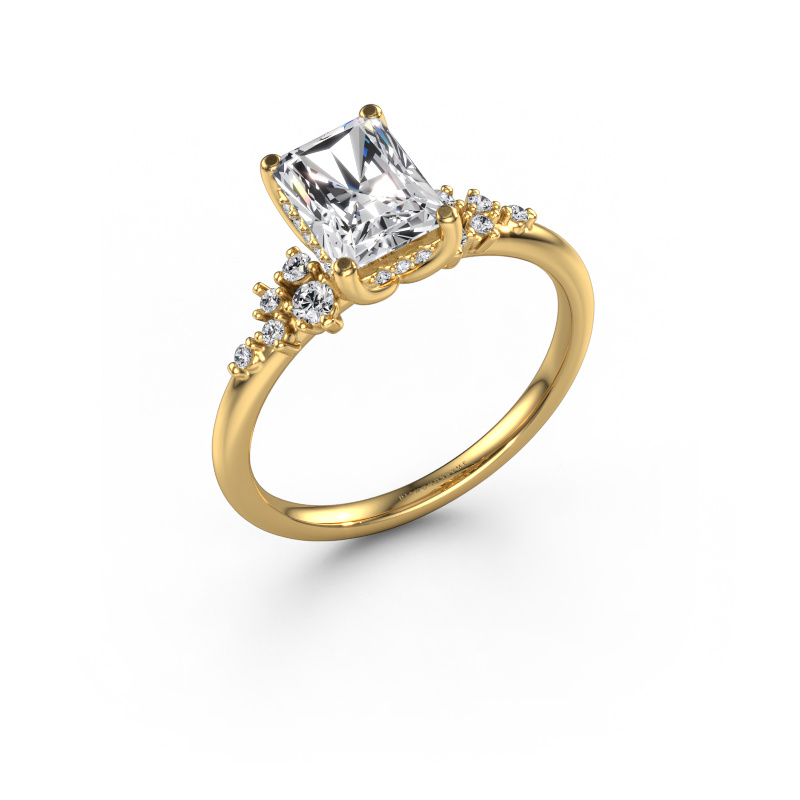 Image of Engagement ring Emma RAD 585 gold Diamond 1.197 crt