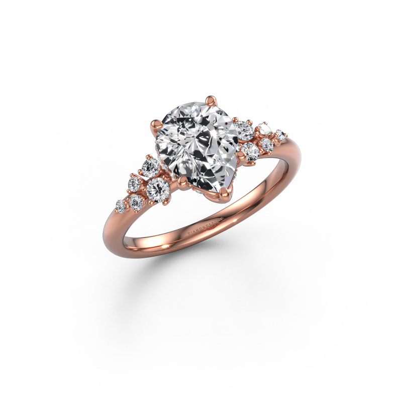 Image of Engagement ring Emma PER 585 rose gold Diamond 1.755 crt