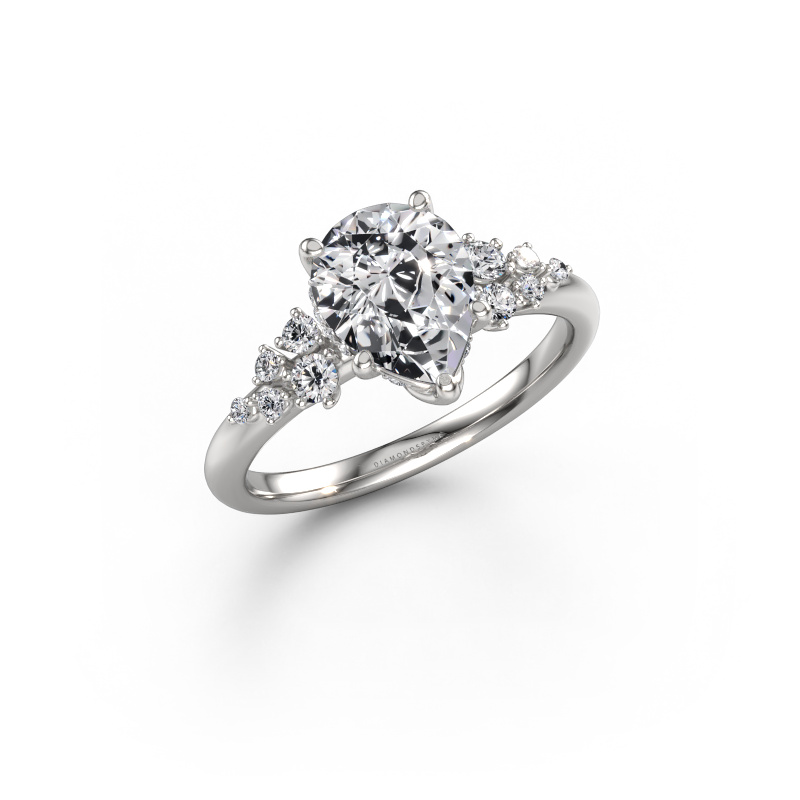 Image of Engagement ring Emma PER 585 white gold Diamond 1.755 crt