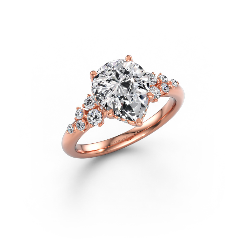 Bild von Verlobungsring Emma PER 585 Roségold Lab-grown Diamant 2.426 crt
