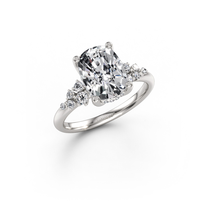 Immagine di Anello di fidanzamento Emma CSH 585 oro bianco Diamante lab grown 2.775 crt