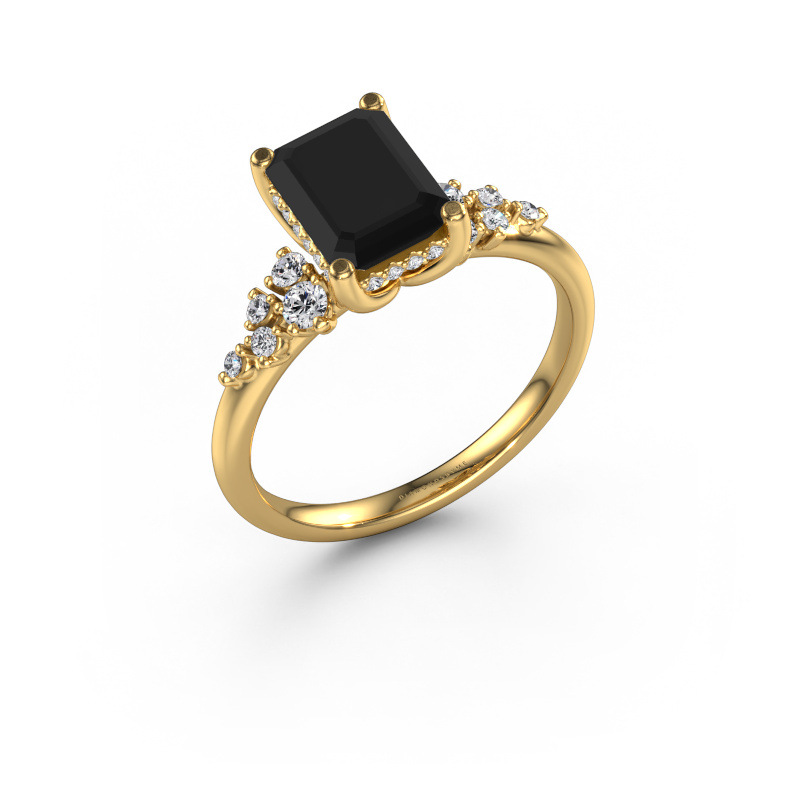 Bild von Verlobungsring Emma EME 585 Gold Schwarz Diamant 2.383 crt