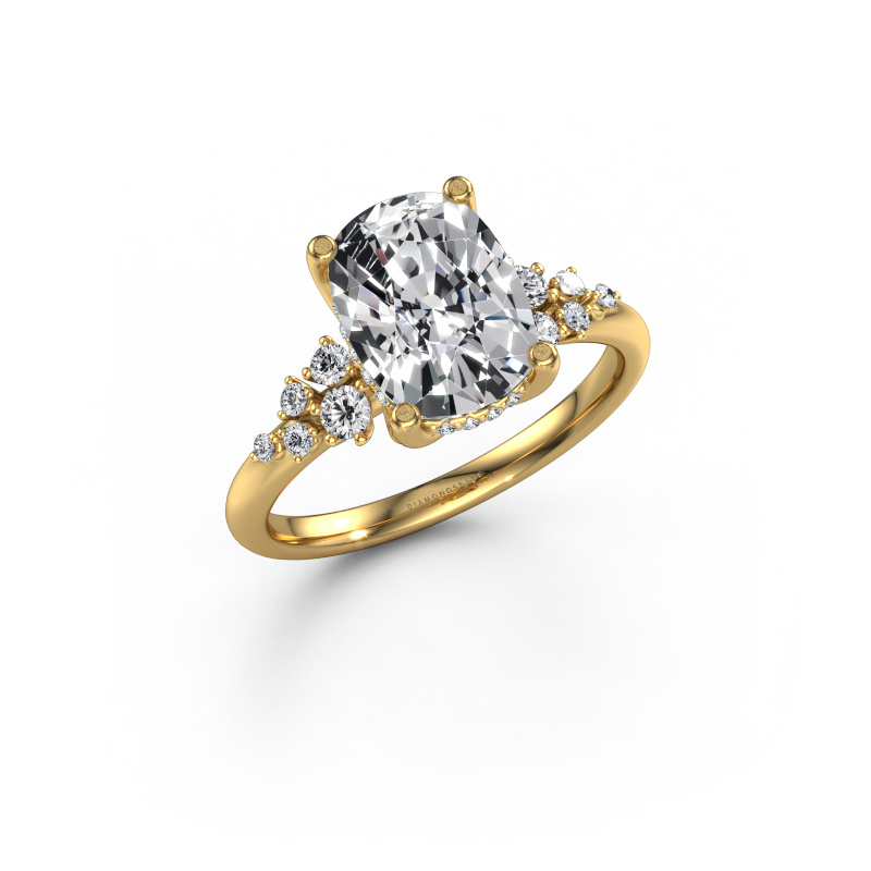 Image of Engagement ring Emma CSH 585 gold Lab grown diamond 2.775 crt