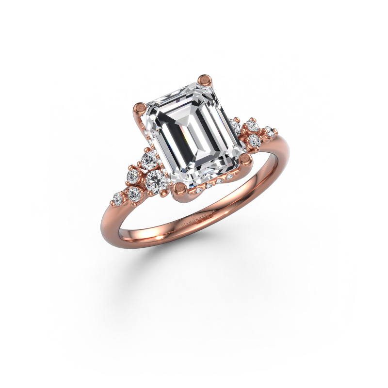 Image de Bague de fiançailles Emma EME 585 or rose Diamant 2.783 crt