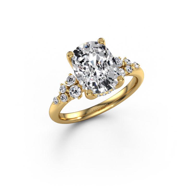 Image of Engagement ring Emma CSH 585 gold Lab grown diamond 3.338 crt