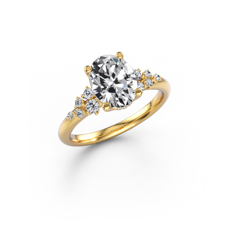 Immagine di Anello di fidanzamento Emma OVL 585 oro Diamante 2.033 crt