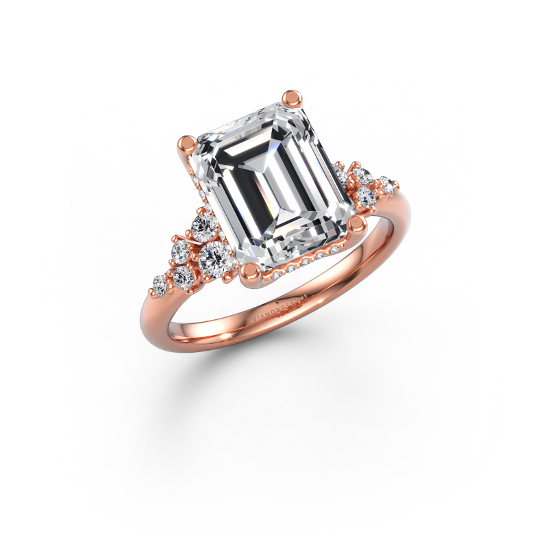 Immagine di Anello di fidanzamento Emma EME 585 oro rosa Diamante 3.862 crt