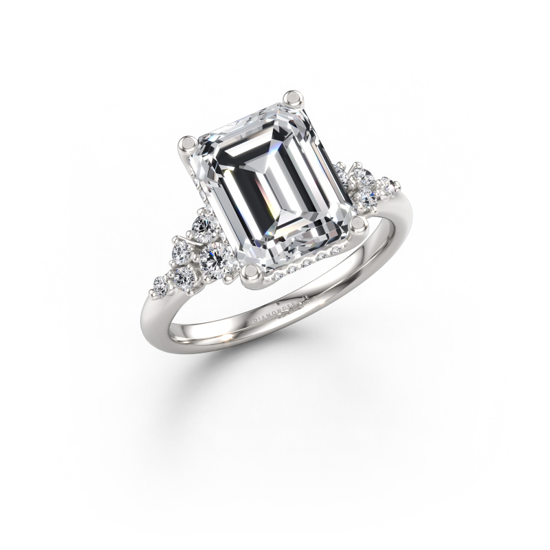 Immagine di Anello di fidanzamento Emma EME 585 oro bianco Diamante 3.862 crt