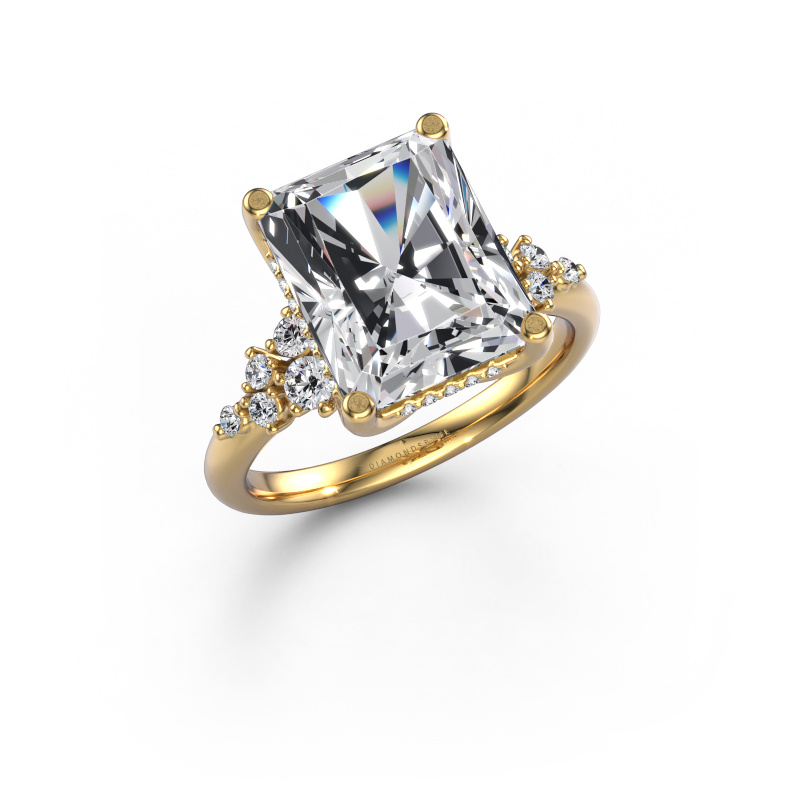 Bild von Verlobungsring Emma RAD 585 Gold Lab-grown Diamant 3.862 crt