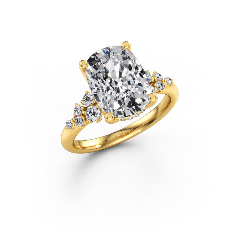 Image of Engagement ring Emma CSH 585 gold Lab grown diamond 4.346 crt