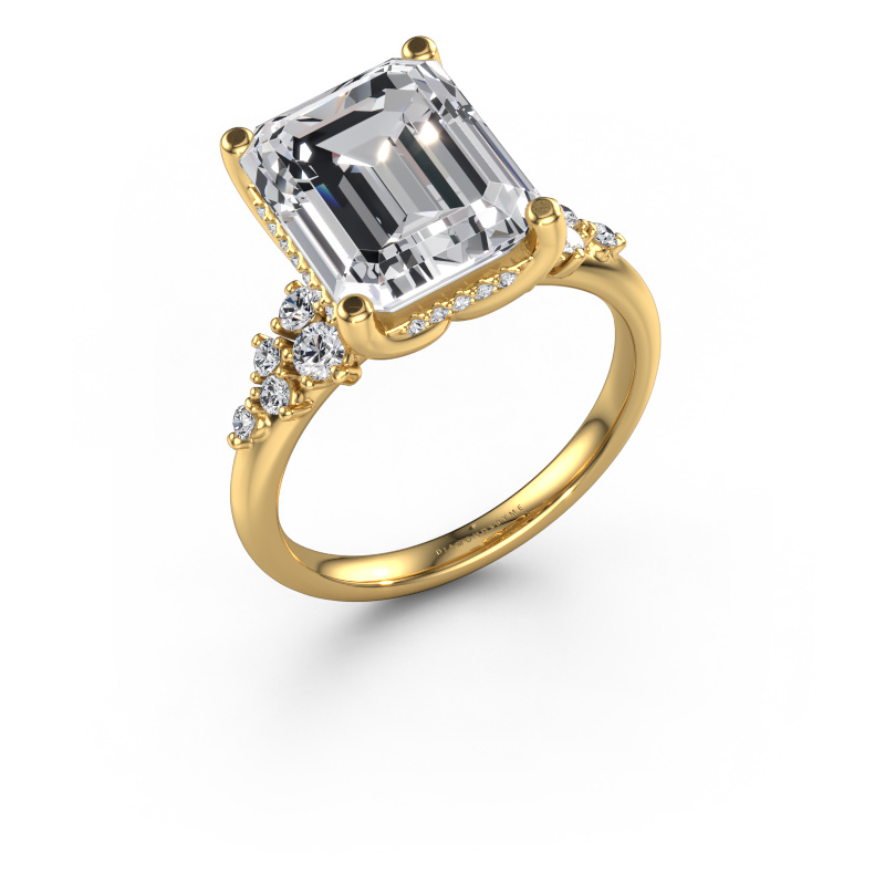 Image of Engagement ring Emma EME 585 gold Lab grown diamond 5.572 crt