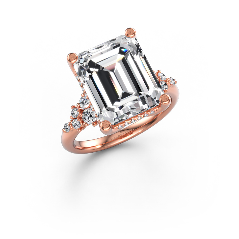 Immagine di Anello di fidanzamento Emma EME 585 oro rosa Diamante lab grown 6.438 crt