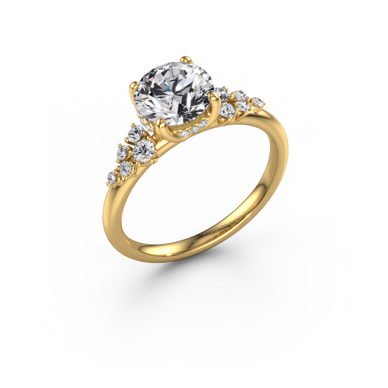 Image of Engagement ring Emma RND 585 gold Diamond 1.751 crt