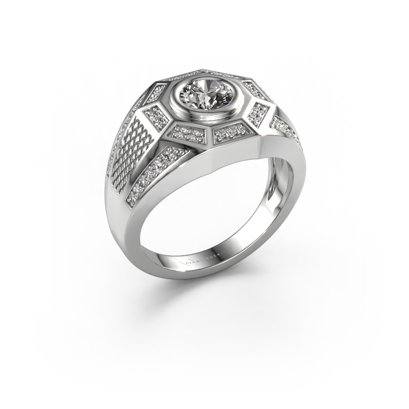 Image of Men's ring Enzo 950 platinum Diamond 1.045 crt