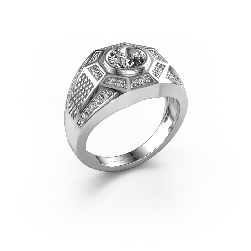 Image of Men's ring Enzo 950 platinum Diamond 1.345 crt