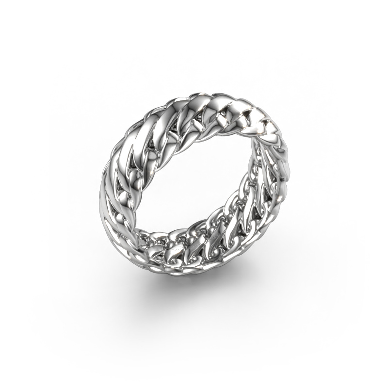 Image of Men's ring Eric 585 white gold