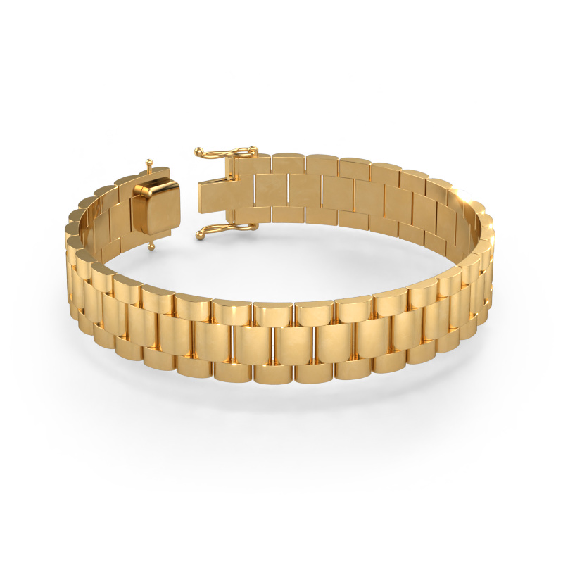 Bild von Armband Erik 14 mm Massiv - 585 Gold