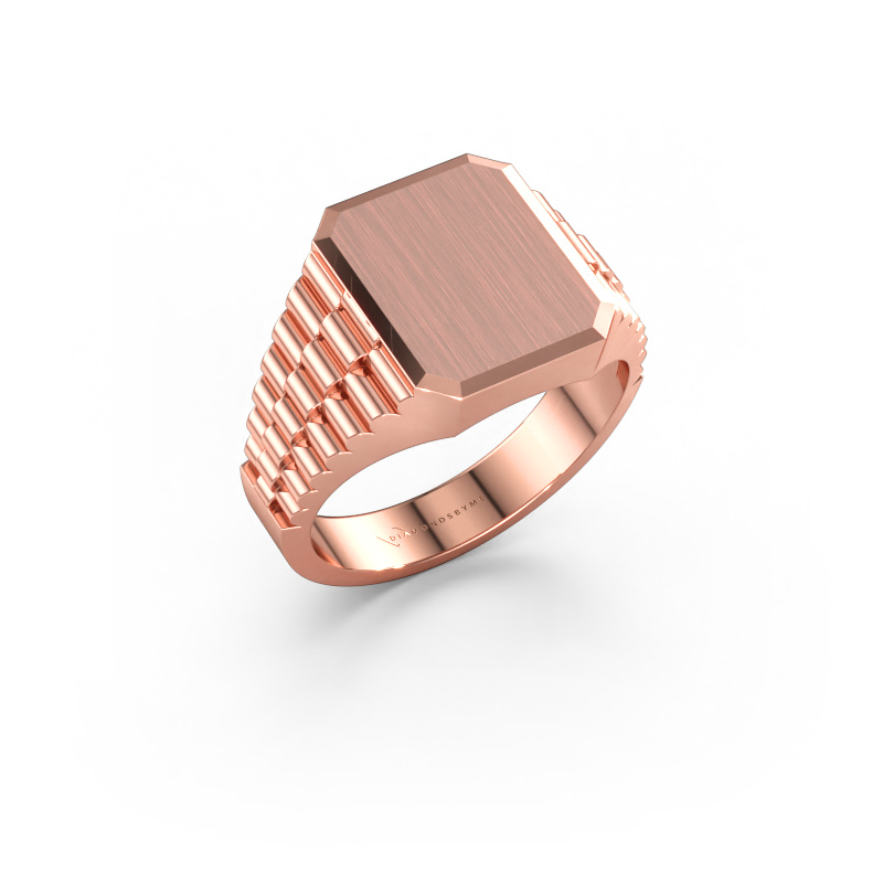 Image of Signet ring Erik 2 585 rose gold