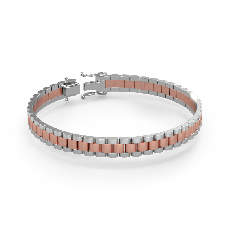 Bild von Armband Erik 8 mm Massiv - 585 Roségold