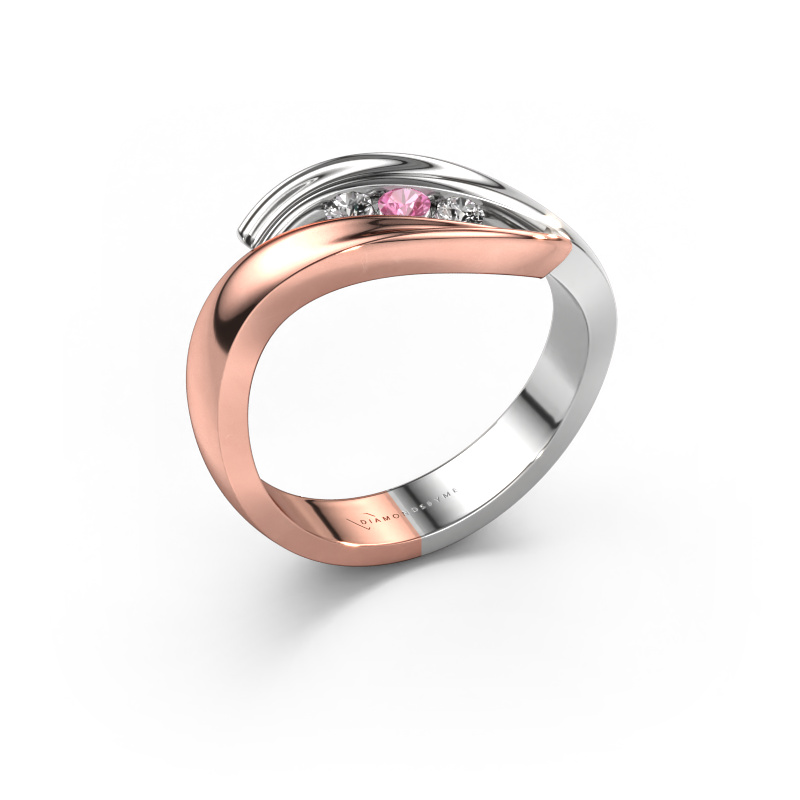Bild von Ring Erin 585 Roségold Pink Saphir 2.4 mm