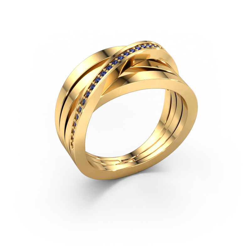 Image of Ring Esmee 585 gold Sapphire 1 mm